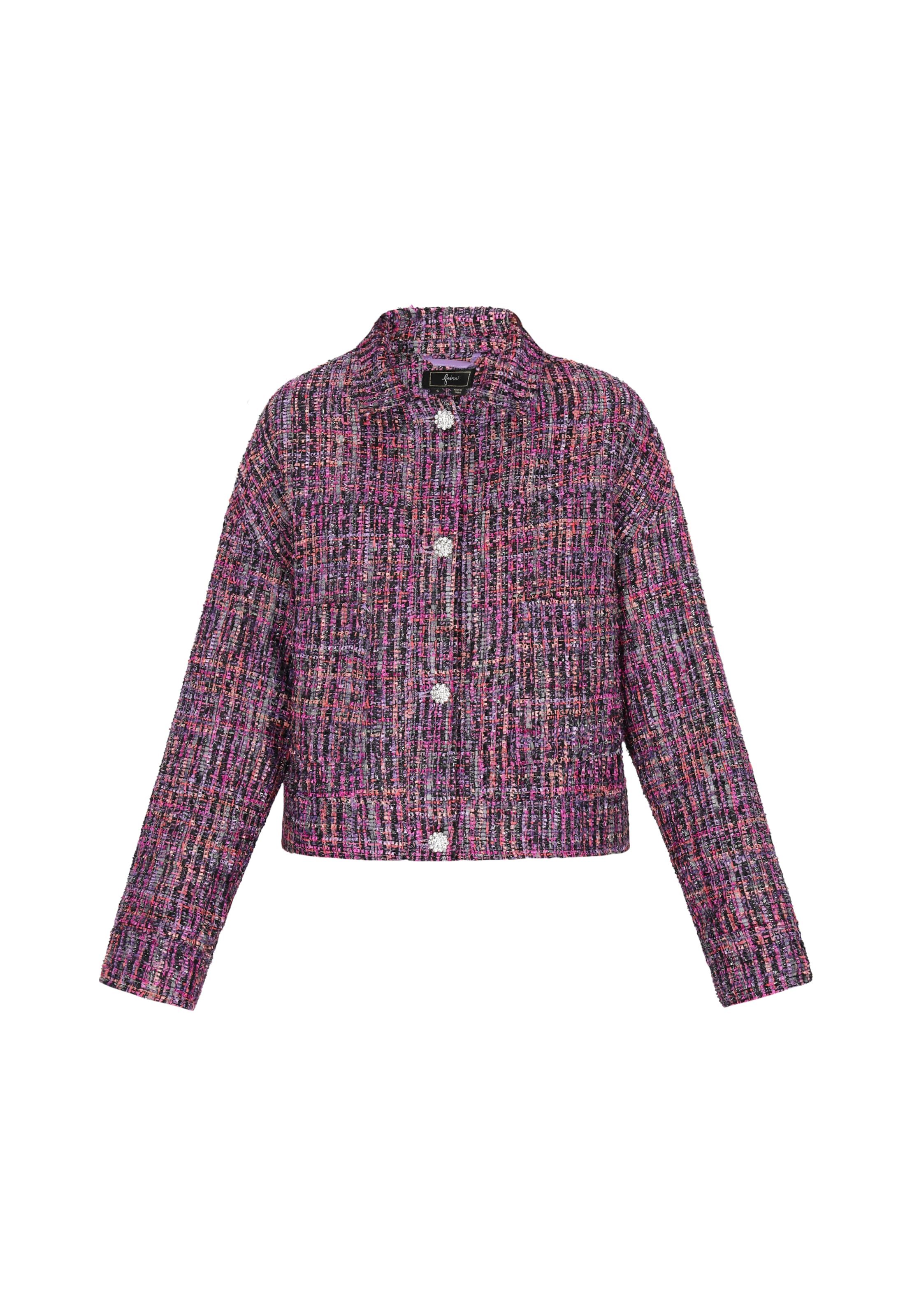 faina Övergångsjacka i lila: framsida