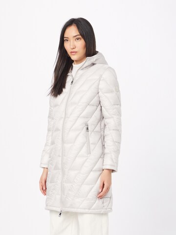 No. 1 Como Between-Seasons Coat 'TINE' in White: front