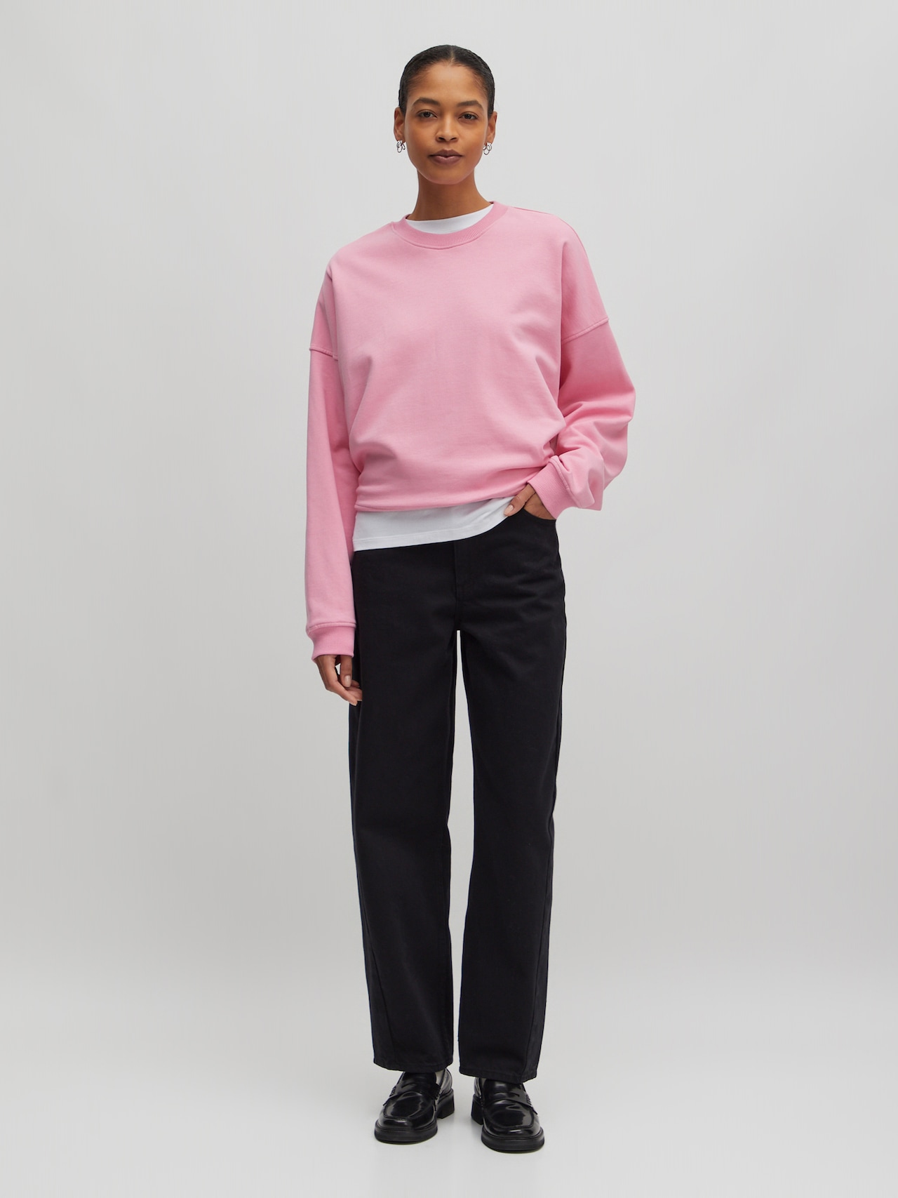 EDITED Produkter Pullover i overstørrelse 'Emielia' pink