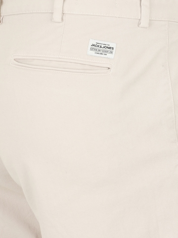 Jack & Jones Plus Свободный крой Брюки-чинос 'JPSTCHRIS' в Бежевый