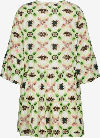 Ulla Popken Shirt Dress in Green