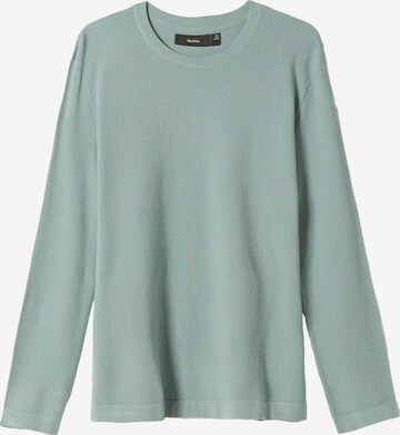 Pull-over Bershka en vert : devant