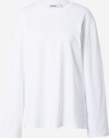 WEEKDAY Shirt in White: front