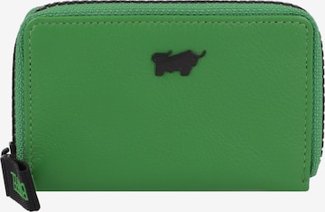 Portamonete 'Capri' di Braun Büffel in verde: frontale