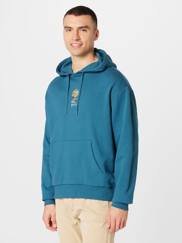 RVCA Sweatshirt in Blue: front