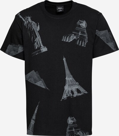 Tricou 'LANDMARKS' HUF pe gri / negru / alb, Vizualizare produs