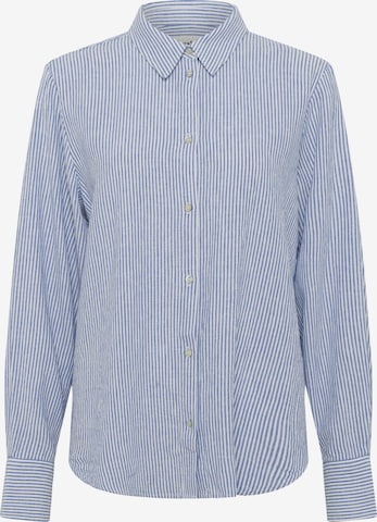 Chemisier 'Aria' SOAKED IN LUXURY en bleu : devant
