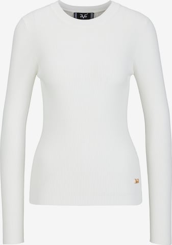 19V69 ITALIA Trui 'Antonia' in Wit: voorkant