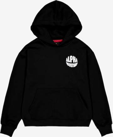 juoda ALPHA INDUSTRIES Megztinis: priekis