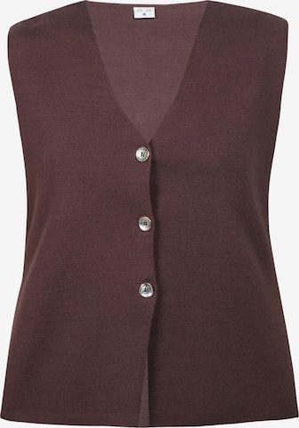 Cardigan 'Hanna 251' ze-ze en marron : devant