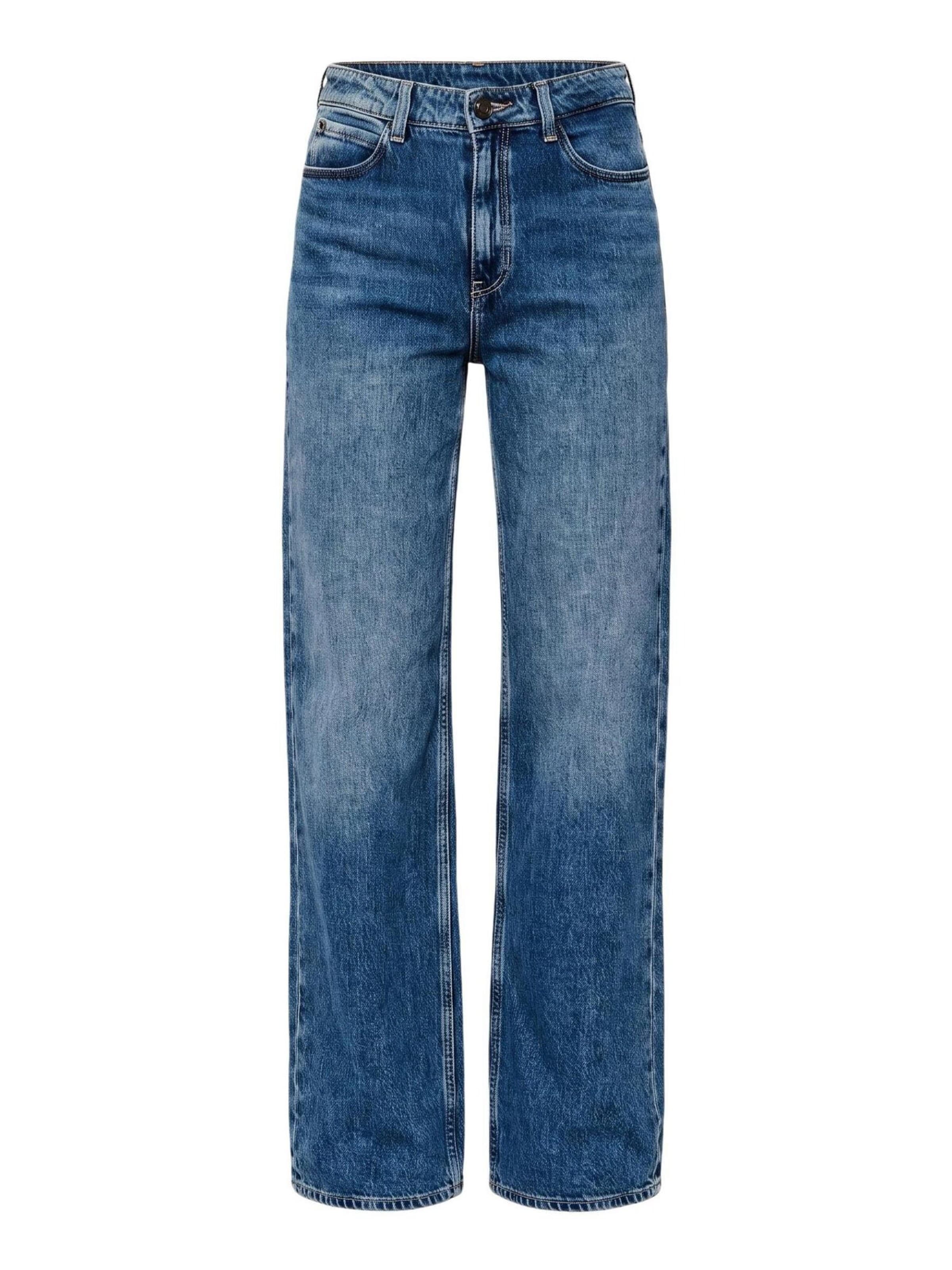 GUESS - Pierna ancha Vaquero 'WIDE LEG W6YA1A D1339' en azul: frente