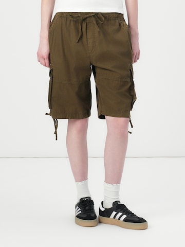 GAP - Folgado Calças cargo em verde: frente