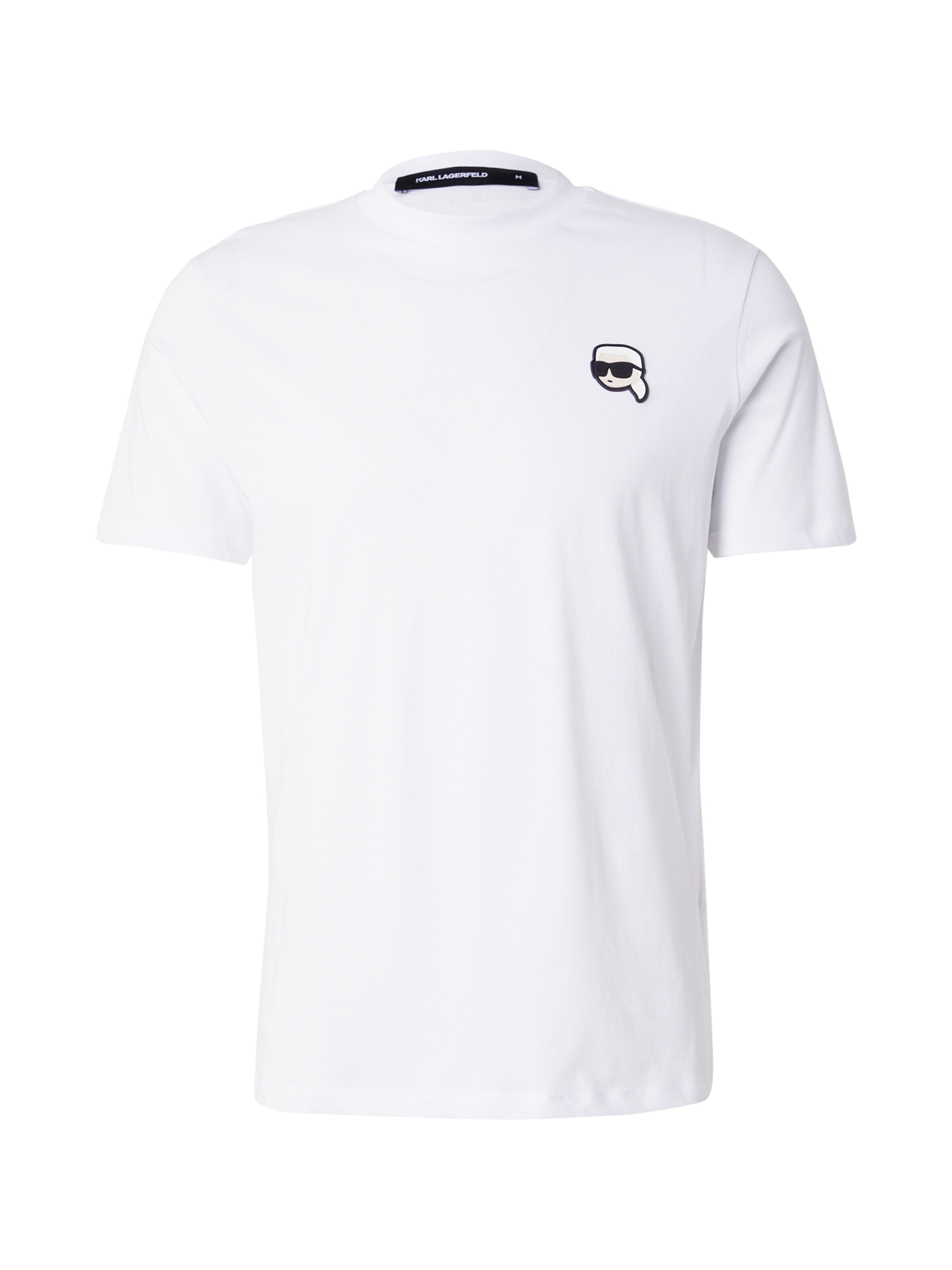 Karl Lagerfeld Μπλουζάκι σε λευκό: μπροστά