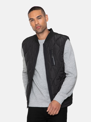 Threadbare Vesta 'Gilet McLaren' – černá: přední strana