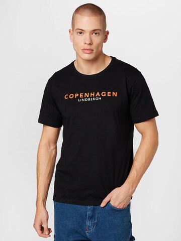 Lindbergh T-Shirt 'Copenhagen' in Schwarz: predná strana