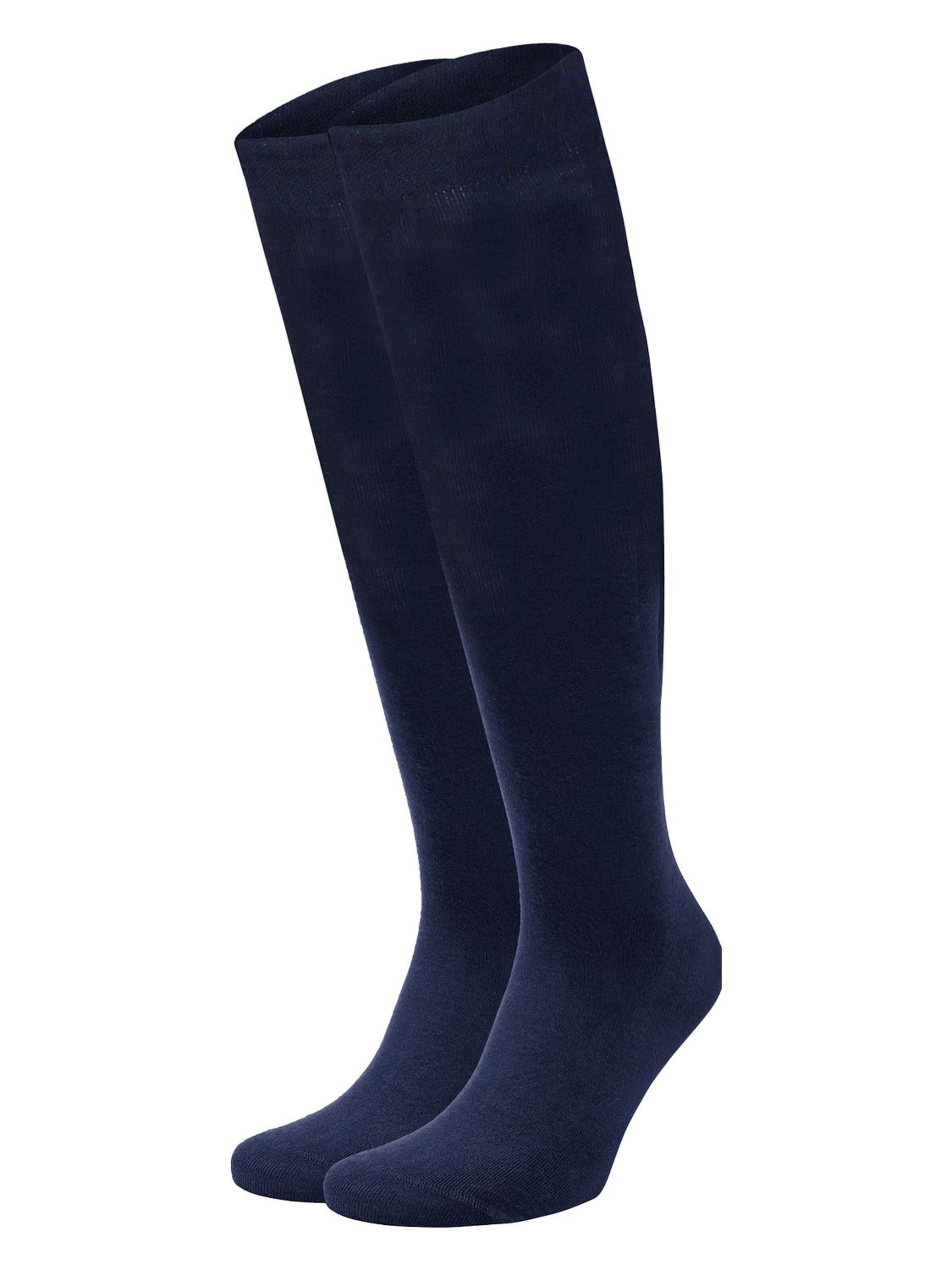 Suitable Socks in Blue: front