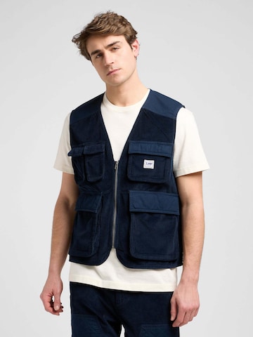 Lee Winterjacke 'Mixed Media Ww Vest' in Blau