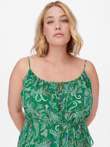 ONLY Carmakoma - Vestido de verano en verde