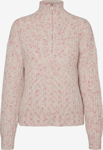 VERO MODA Sweater 'CLAUDIA' in Pink: front