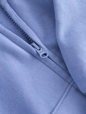 Next - Sudadera con cremallera en azul