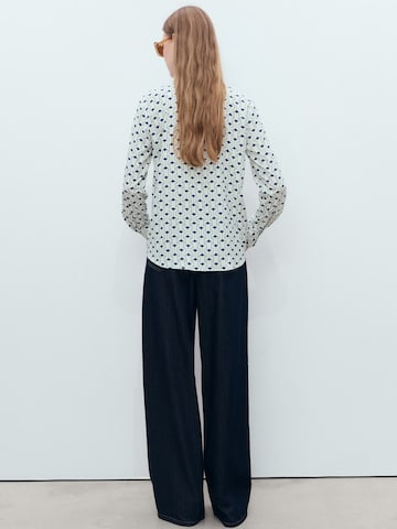 MANGO Blus i blå