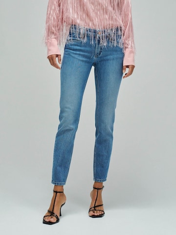 Skinny Jean 'Wonder' Salsa Jeans en bleu : devant