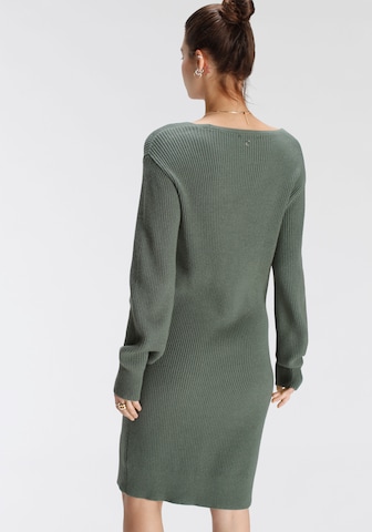 TAMARIS Knitted dress in Green