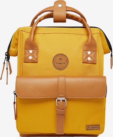 Cabaia - Mochila en amarillo: frente