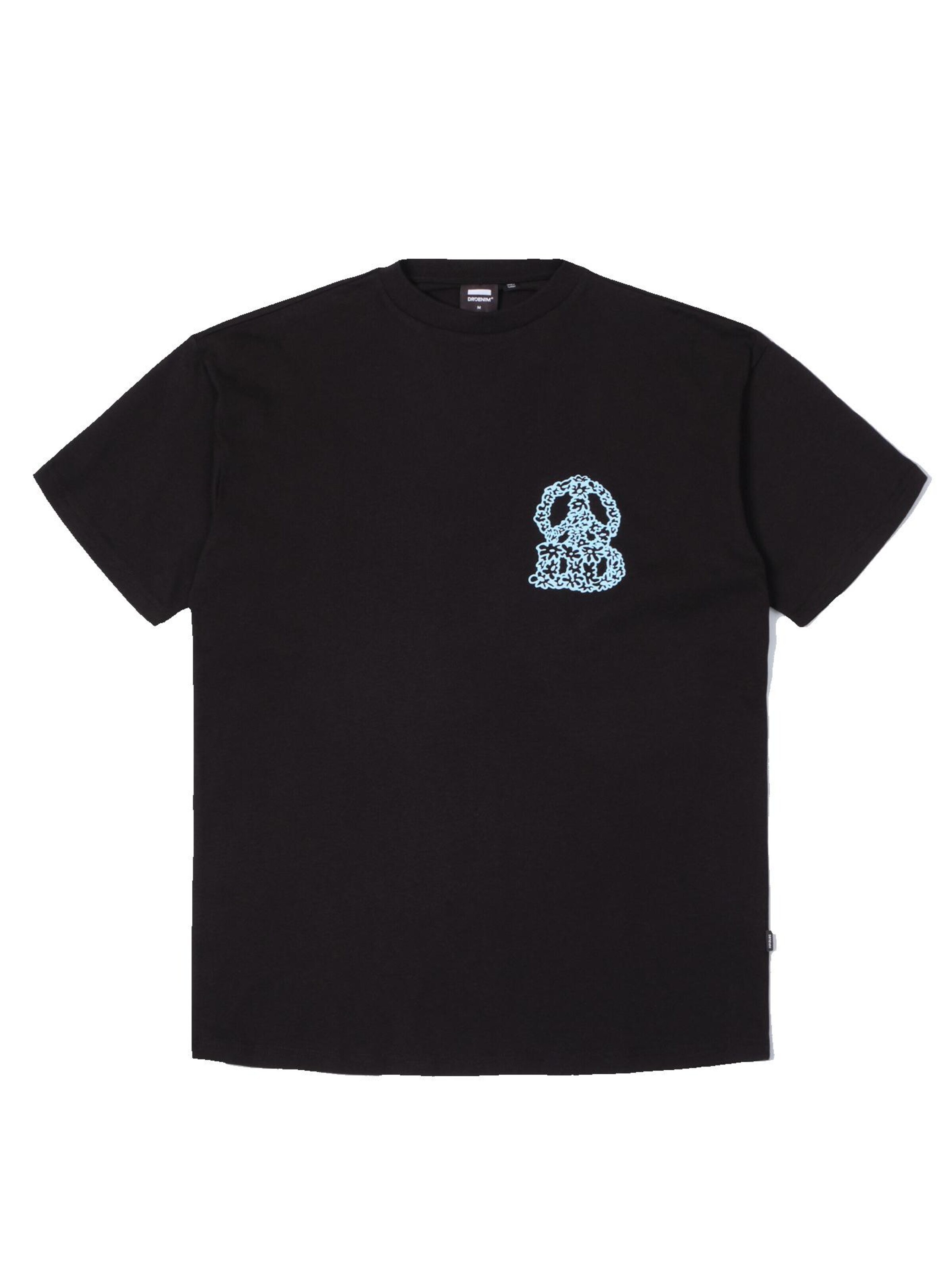 Dr. Denim Shirt 'Trooper Tee'‌ in Schwarz: Vorderseite