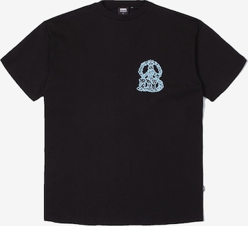 Dr. Denim Shirt 'Trooper Tee' in Schwarz: Vorderseite