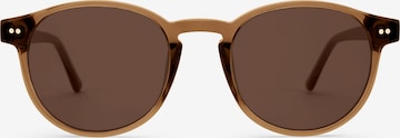 Kapten & Son Okulary przeciwsłoneczne 'Marais Transparent Caramel Brown' w kolorze brązowy