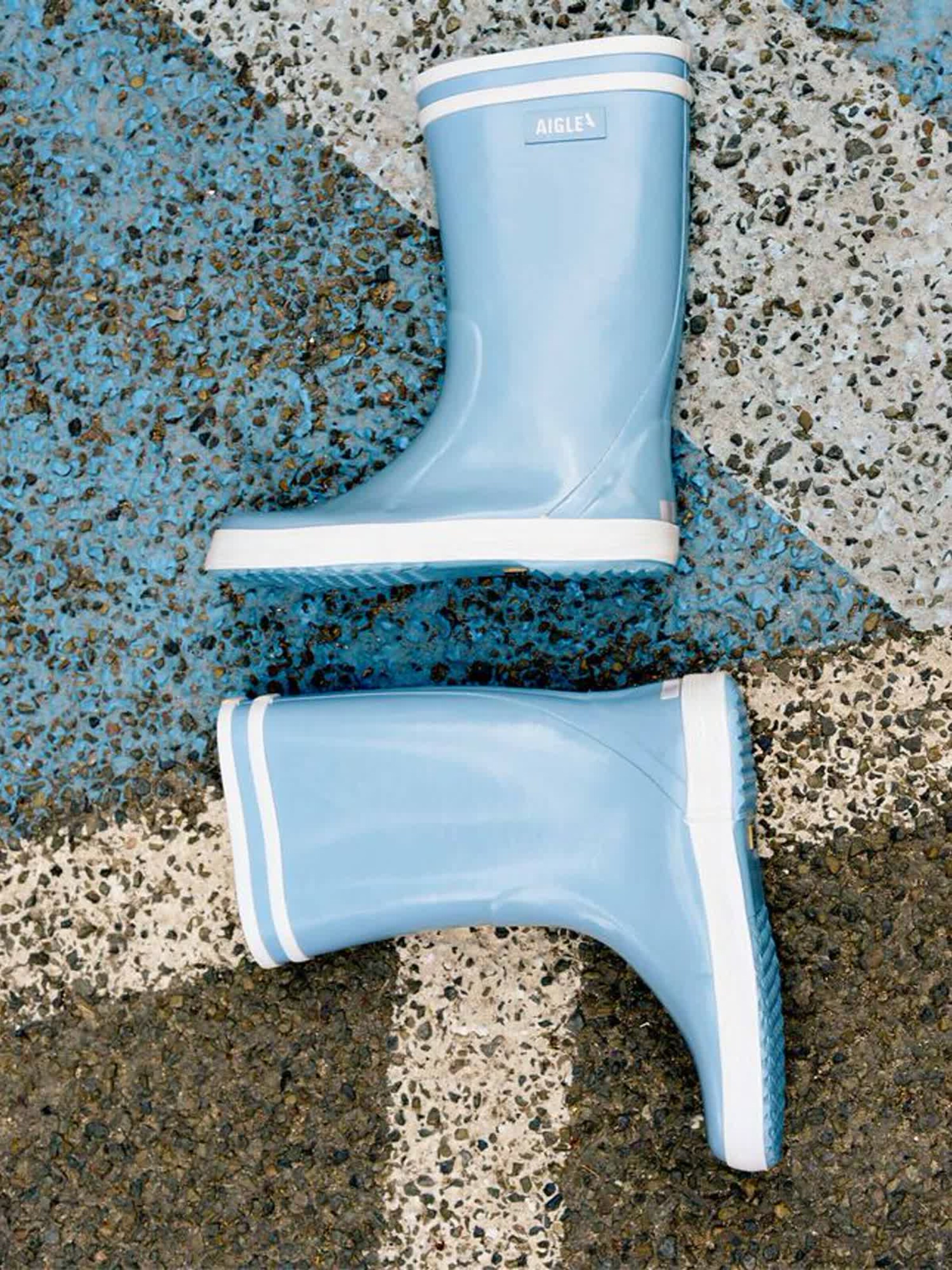 AIGLE Rubber boot 'Lolly Pop' in Blue