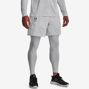 UNDER ARMOUR Regular Sportbroek in Wit: voorkant