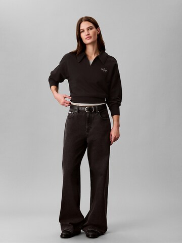 Calvin Klein Jeans Sweatshirt in Schwarz