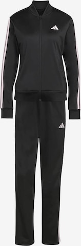 ADIDAS SPORTSWEAR Strój treningowy 'Essenitals' w kolorze czarny: przód
