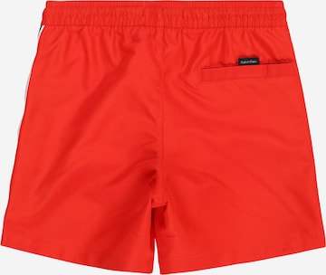 Pantaloncini da bagno di Calvin Klein Swimwear in rosso