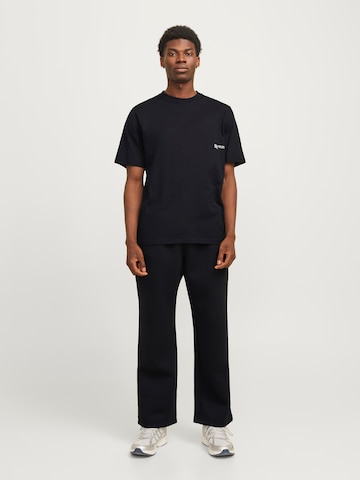 melns JACK & JONES T-Krekls 'JCOIdun'