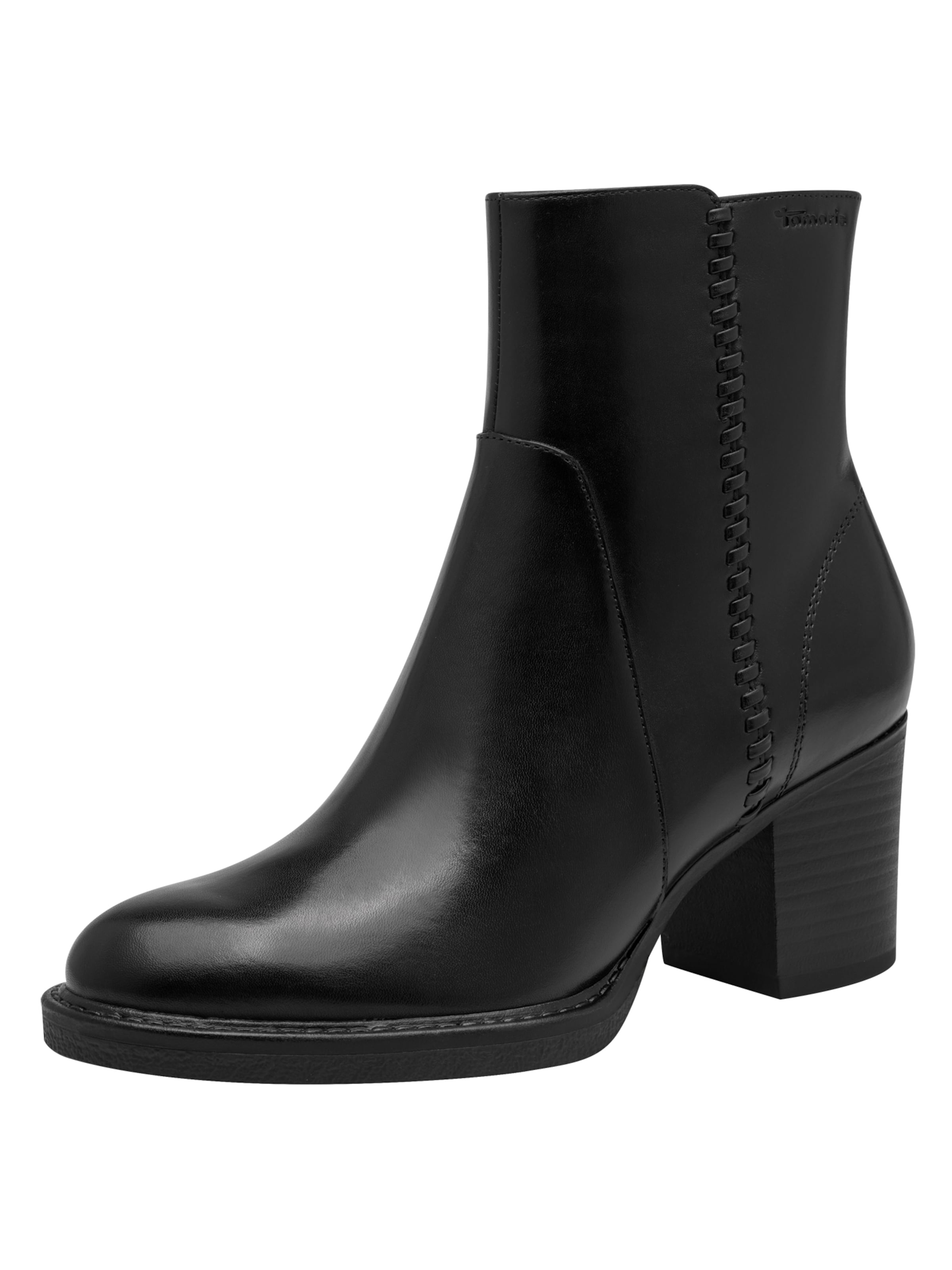 Tamaris - Botas de tobillo en negro: frente