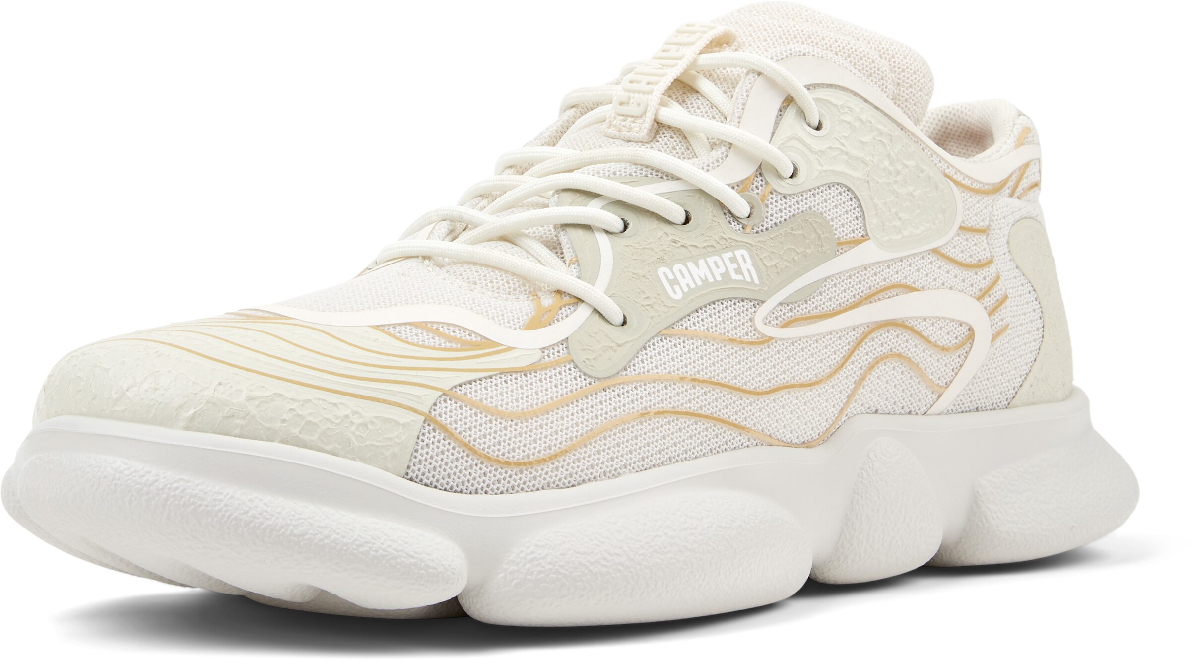 Sneaker bassa 'Karst' di CAMPER in bianco: frontale