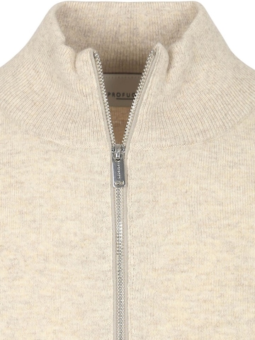 Profuomo Gebreid vest in Beige