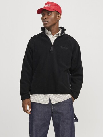 JACK & JONES Sweatshirt in Zwart: voorkant