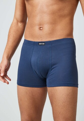 SNOCKS Boxer shorts in Blue: front