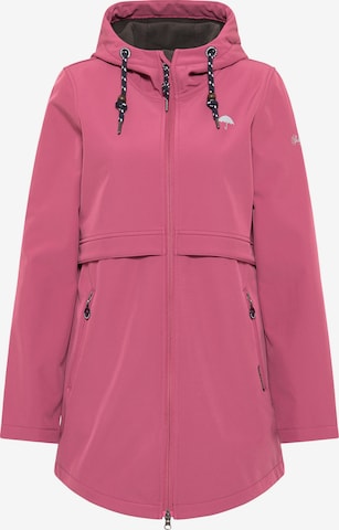 Schmuddelwedda Raincoat in Pink: front