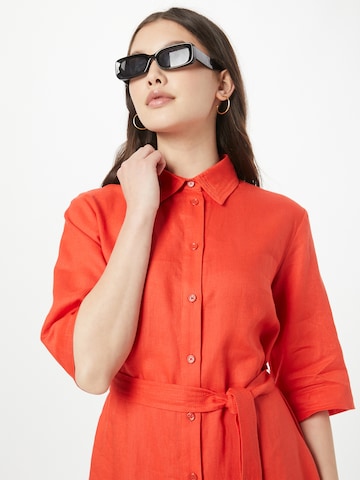 Max Mara Leisure Shirt Dress 'PRUGNA' in Orange