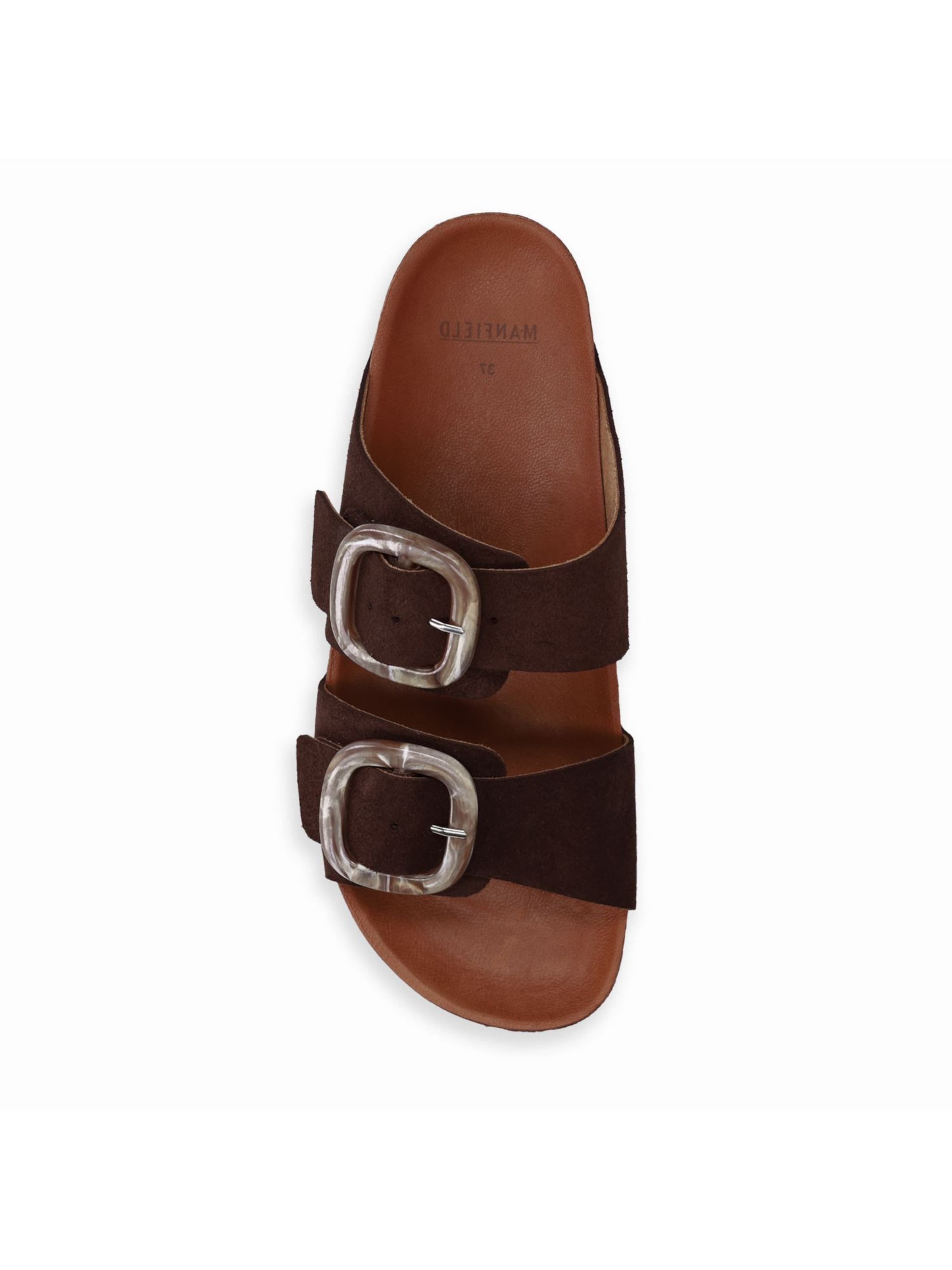 Mule MANFIELD en marron