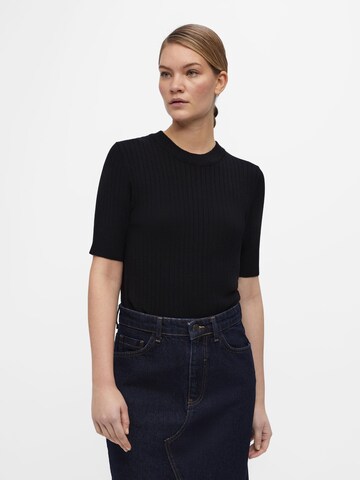 OBJECT Sweater 'Noelle' in Black: front