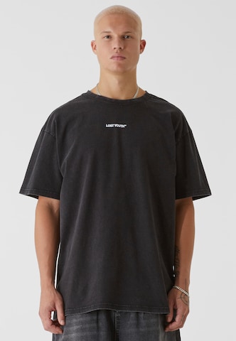 Lost Youth T-shirt i svart: framsida