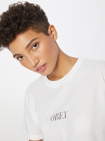 Obey T-shirt i vit