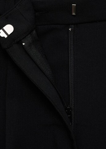 MANGO Wide Leg Hose 'Cristi' in Schwarz