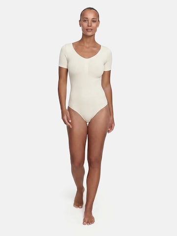 cfab Shaping bodysuit 'T-Shirt Bodysuit Sculpting Shapewear mit String' in Beige
